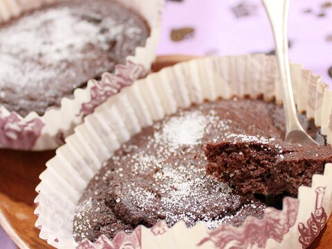 【糖質制限】蓬とシナモンの薬膳ショコラケーキ